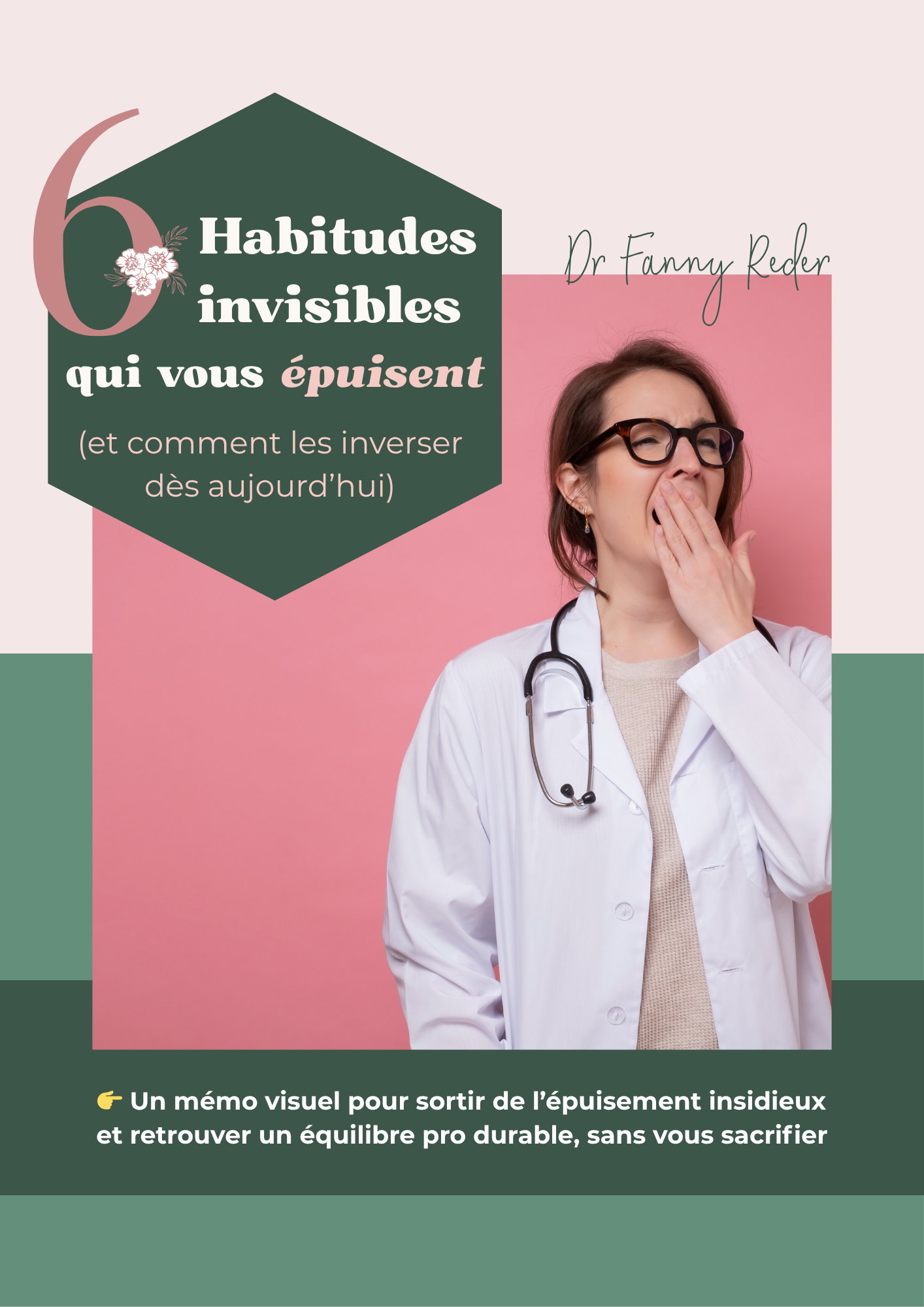 Mémo visuel — 6 habitudes invisibles qui épuisent les professionnels de l'aide